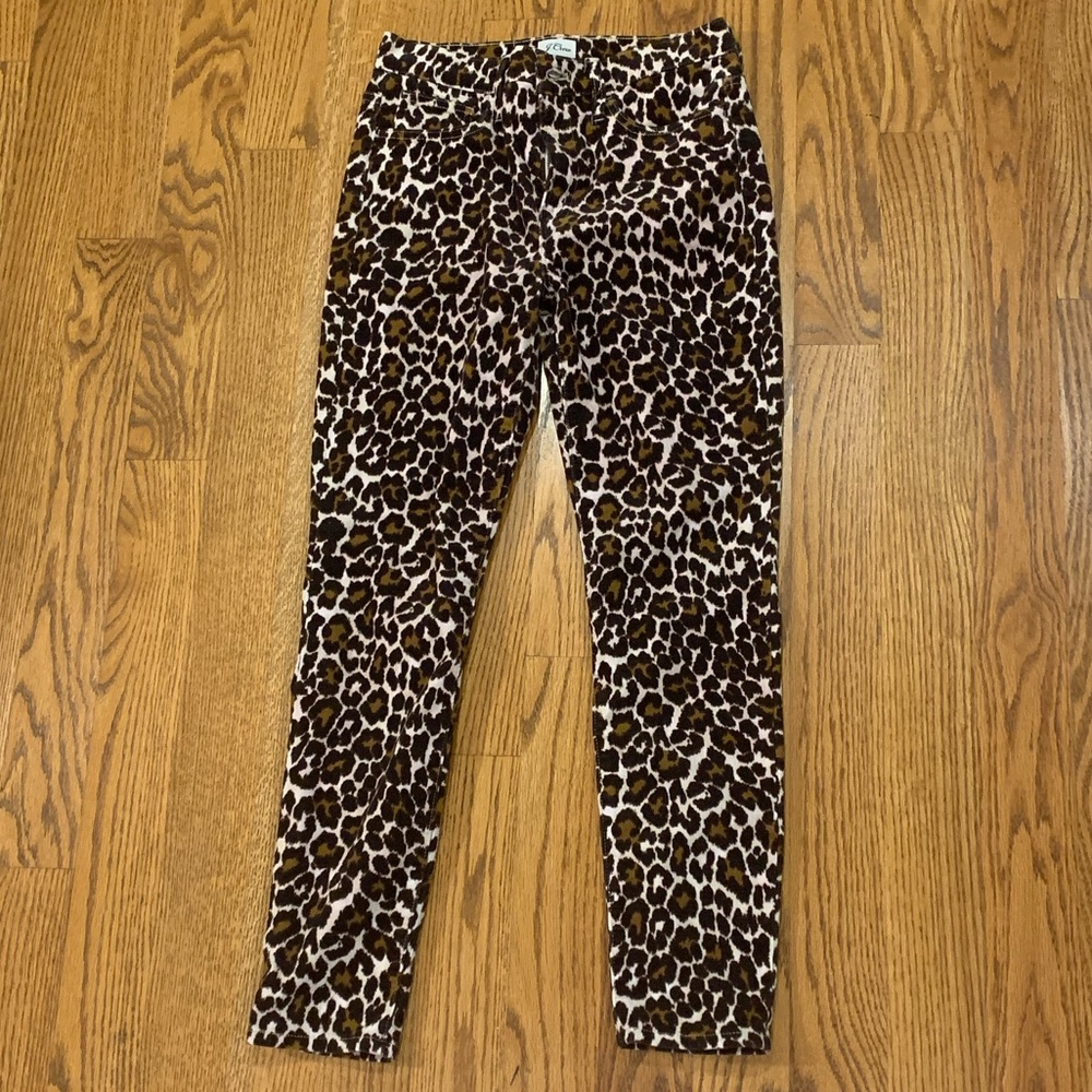 🐆{J. Crew} Leopard Print Corduroy Pants🐯